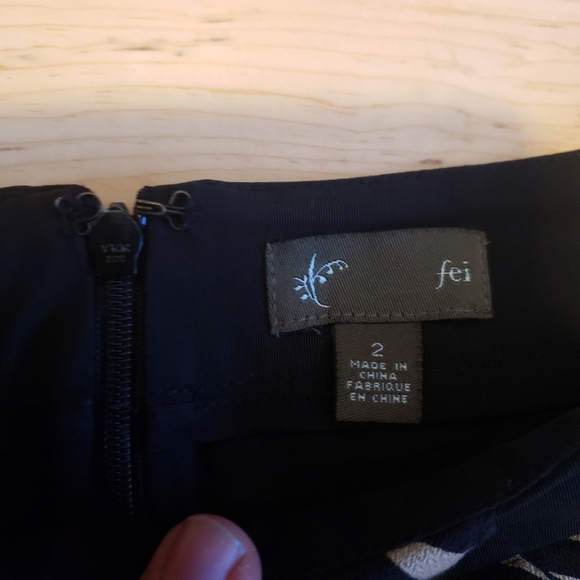 Anthropologie Fei Skirt Washi Geometric Wrap Skirt - Picture 3 of 6